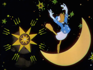 What a lovely arabesque, Donald!