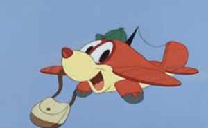 Pedro the baby plane brings home the mail!