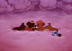 The Fella and I have NEVER engaged in romantic display such as this. Never.