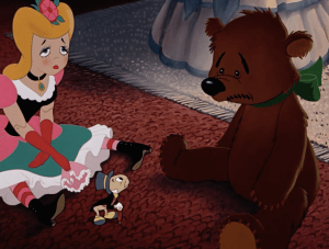 Sad Can-Can Dancer and Awkward Bear do NOT want to talk about their feelings right now.