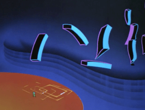 Piano keys are using each other as a diving board. That's all.